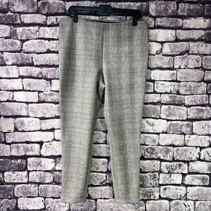 Jules & Leopold Beige & Brown Plaid Pull On Pants Size XL